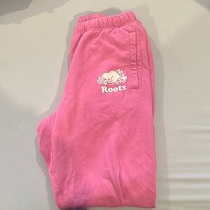 Roots Womens Pink Sweatpants